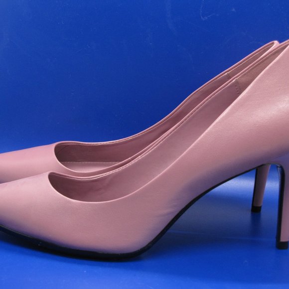 Calvin Klein Gayle Purple Leather 3.5" Heels 9.5M NWOB - Picture 12 of 16